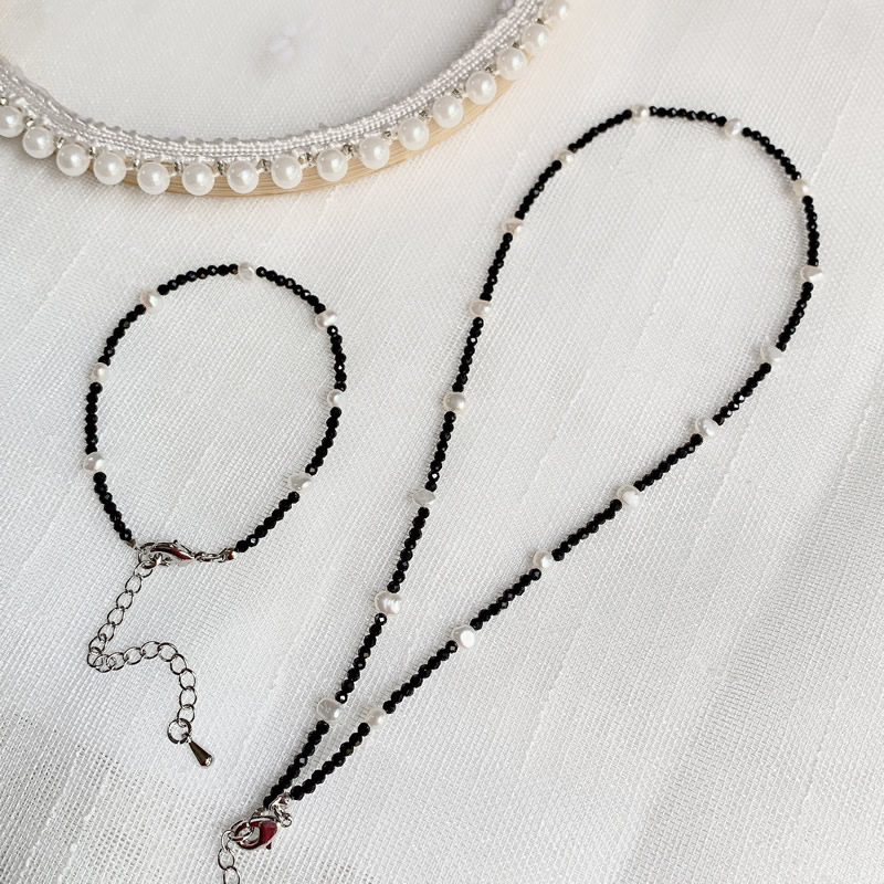 Pearl Choker Necklace Vintage - Moda Şifa Takı 2 MM Küçük