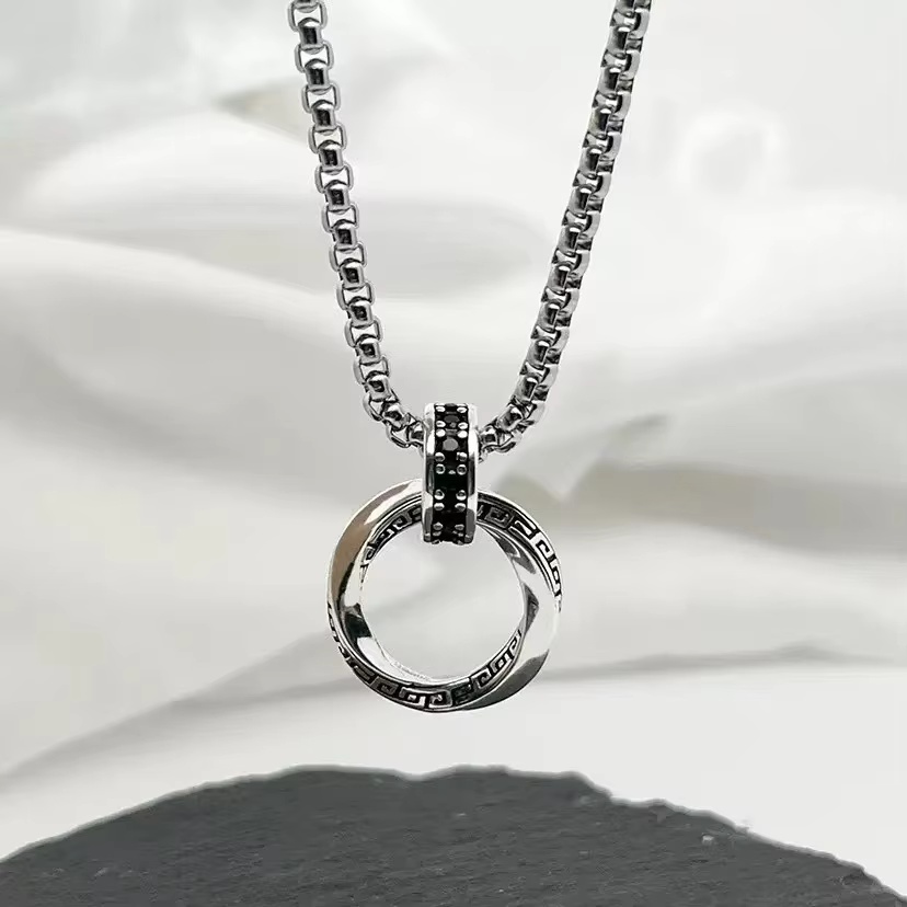 925 Sterling Silver Chain Necklace Men - Yeni 925 Ayar Gümüş Kolye, Vintage