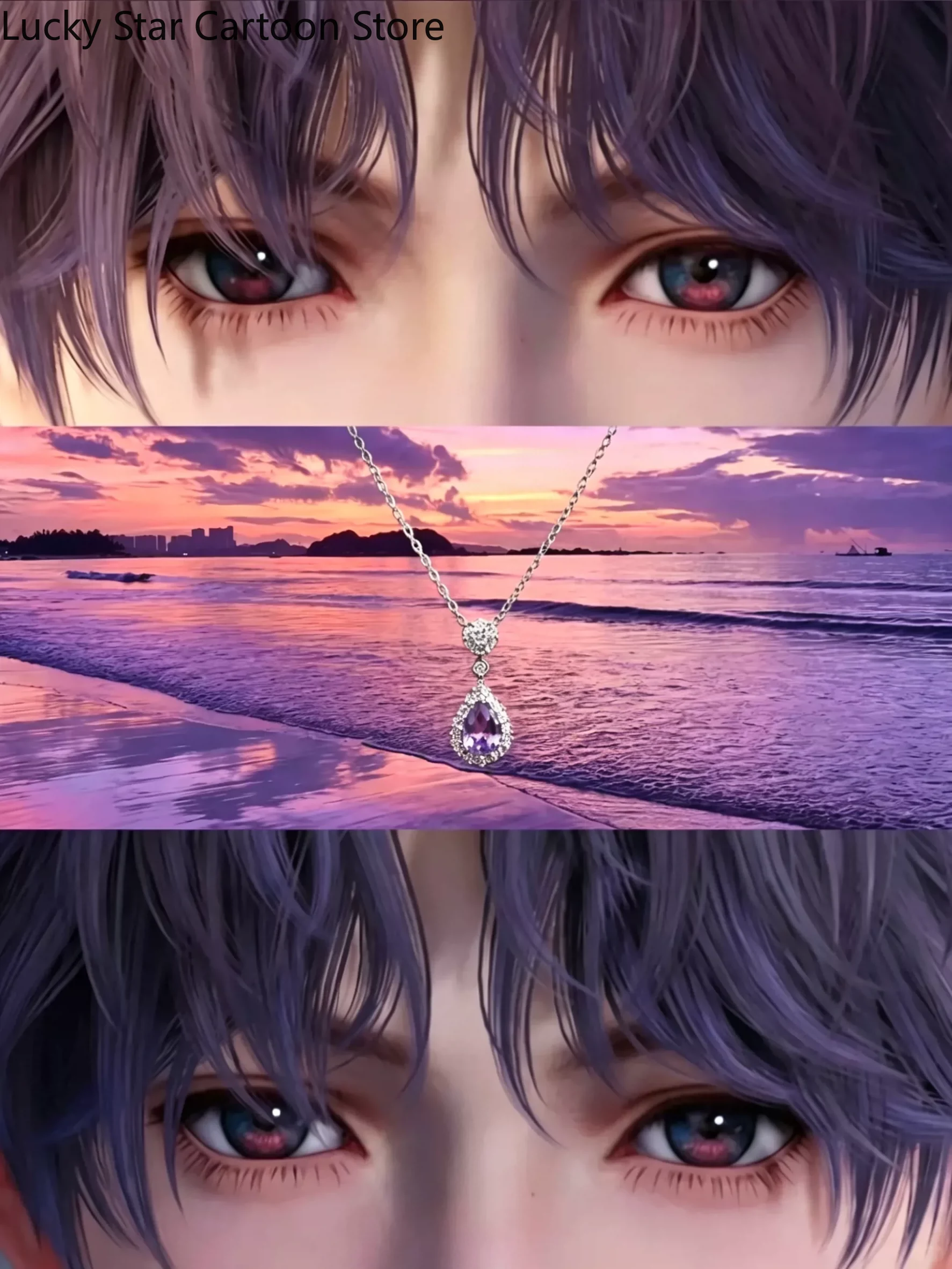Anime Pendant Necklace - Rafayel Game Love ve Deepspace Anime