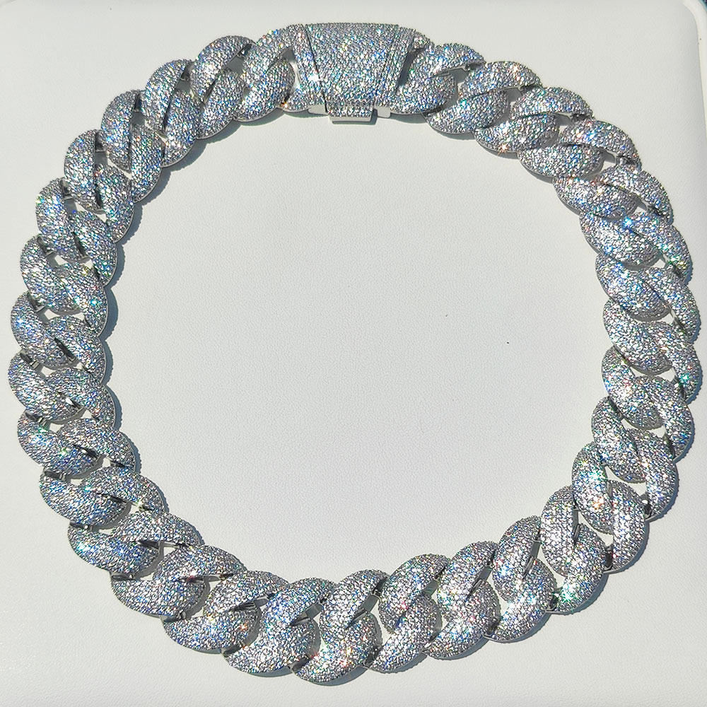 Lüks 24MM 6 Sıralı Küme 5A Elm - Cuban Link Chain 12Mm incelemesi ve fiyatı