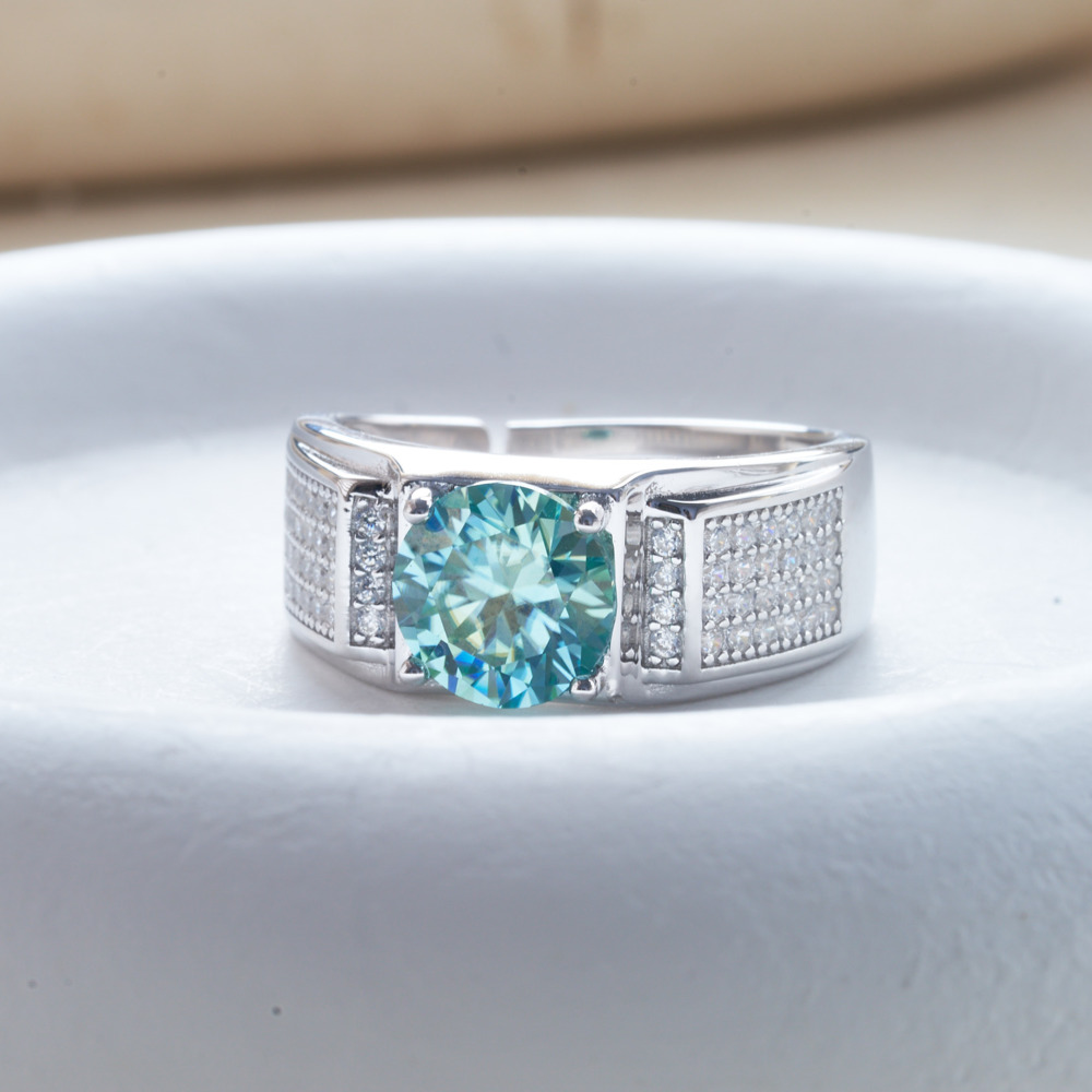 1 karat doğal mavi renk moissa - Moissanite Engagement Ring 1 Carat incelemesi ve fiyatı