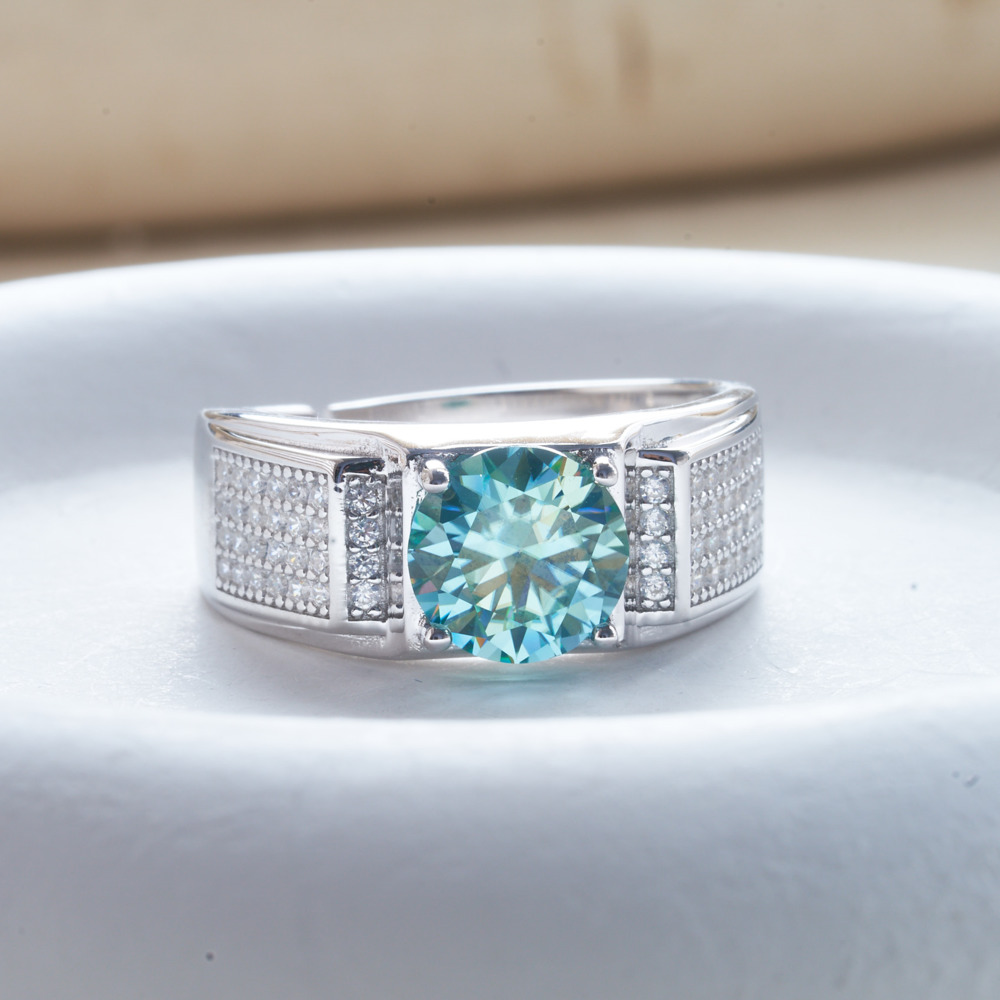 1 karat doğal mavi renk moissa - Moissanite Engagement Ring 1 Carat incelemesi ve fiyatı