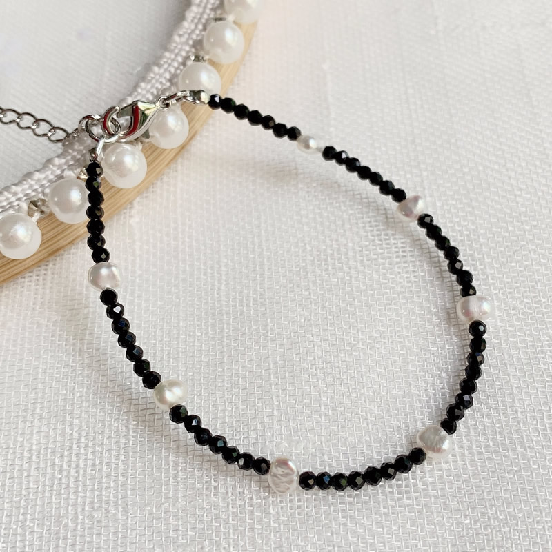 Moda Şifa Takı 2 MM Küçük Siya - Pearl Choker Necklace Vintage incelemesi ve fiyatı