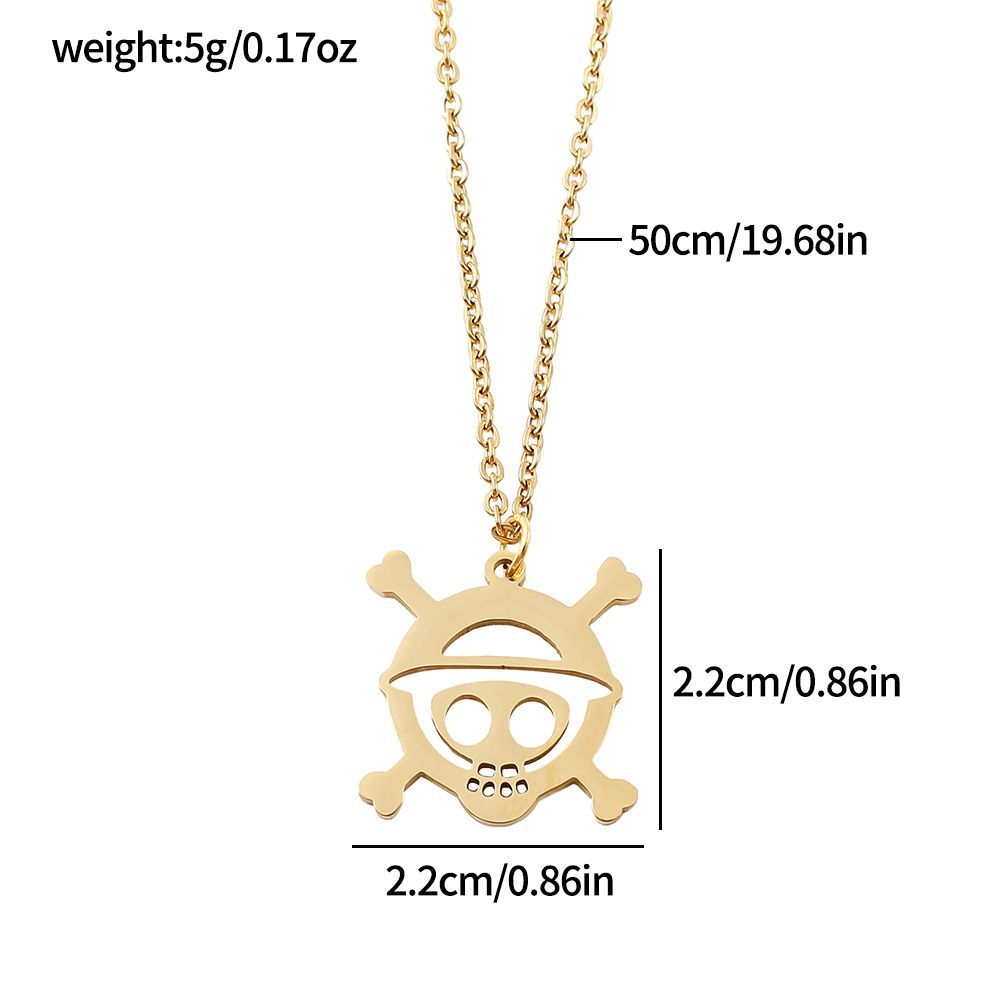 Anime Kafatası Alaşım Oyuk Kol - Anime Pendant Necklace incelemesi ve fiyatı