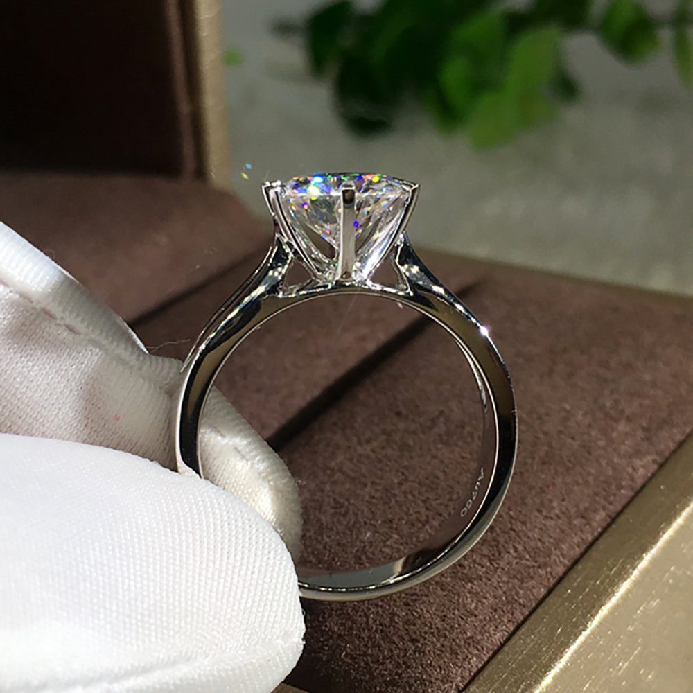 Özel Tasarım 14 Ayar Au585 Bey - Moissanite Engagement Ring 1 Carat incelemesi ve fiyatı