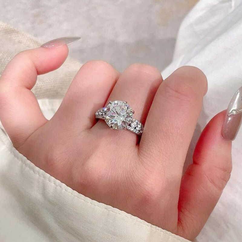 4 Karat, Yüksek Parlaklığa Sah - Moissanite Engagement Ring 1 Carat incelemesi ve fiyatı