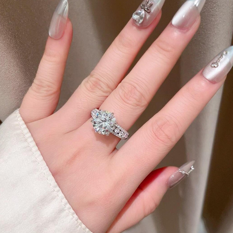 4 Karat, Yüksek Parlaklığa Sah - Moissanite Engagement Ring 1 Carat incelemesi ve fiyatı