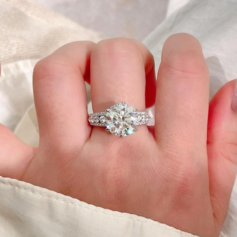 4 Karat, Yüksek Parlaklığa Sah - Moissanite Engagement Ring 1 Carat incelemesi ve fiyatı