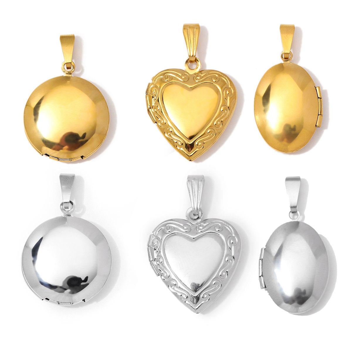 3 adet/paket, toptan satış, pa - Heart Locket Necklace Photo incelemesi ve fiyatı