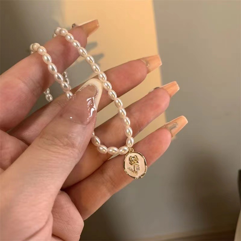 Fransız Vintage taklit barok i - Pearl Choker Necklace Vintage incelemesi ve fiyatı