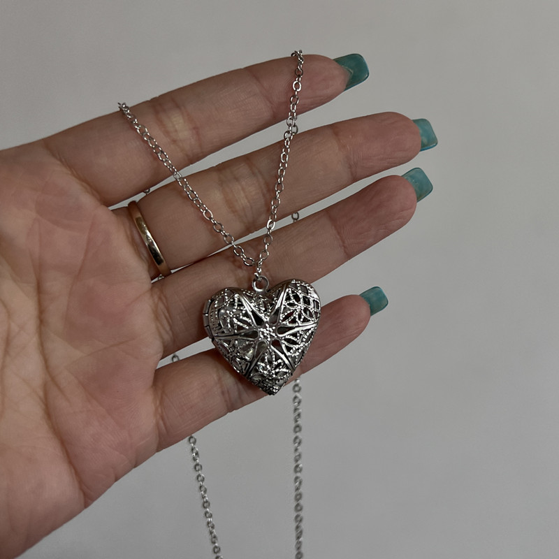 Kalp Fotoğraf Çerçevesi Kolye  - Heart Locket Necklace Photo incelemesi ve fiyatı