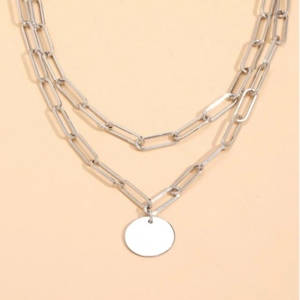 SUMENG 2024 Yeni Moda Vintage  - Layered Pendant Necklace Aesthetic incelemesi ve fiyatı