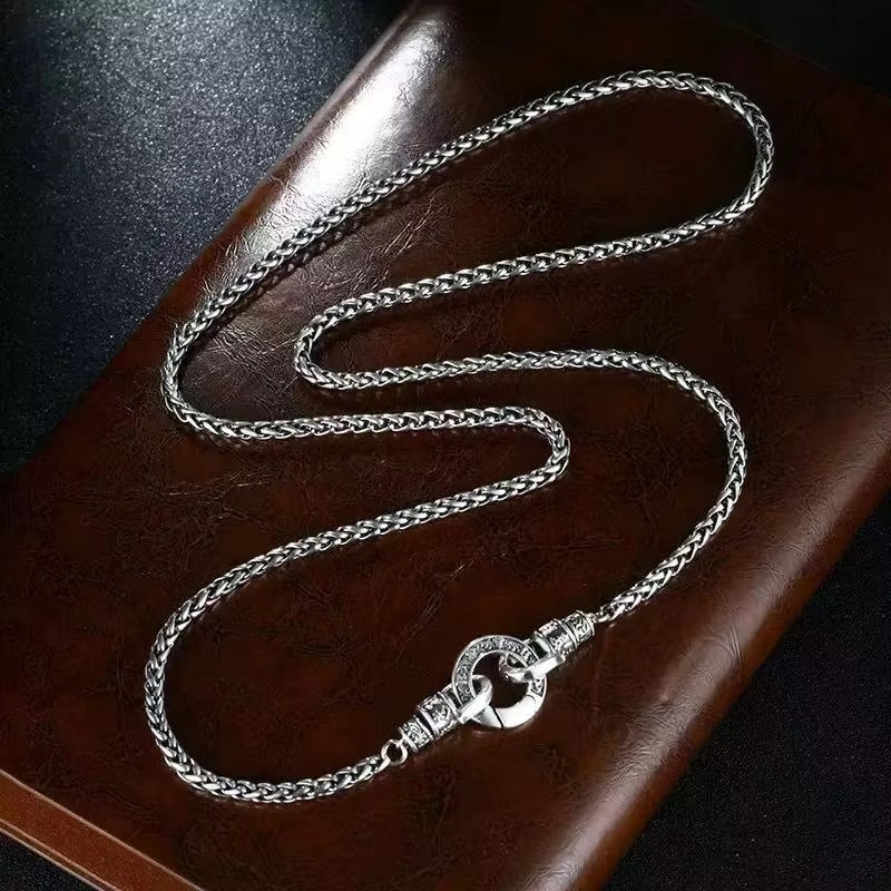Yeni 925 Ayar Gümüş Kolye, Örg - 925 Sterling Silver Chain Necklace Men incelemesi ve fiyatı